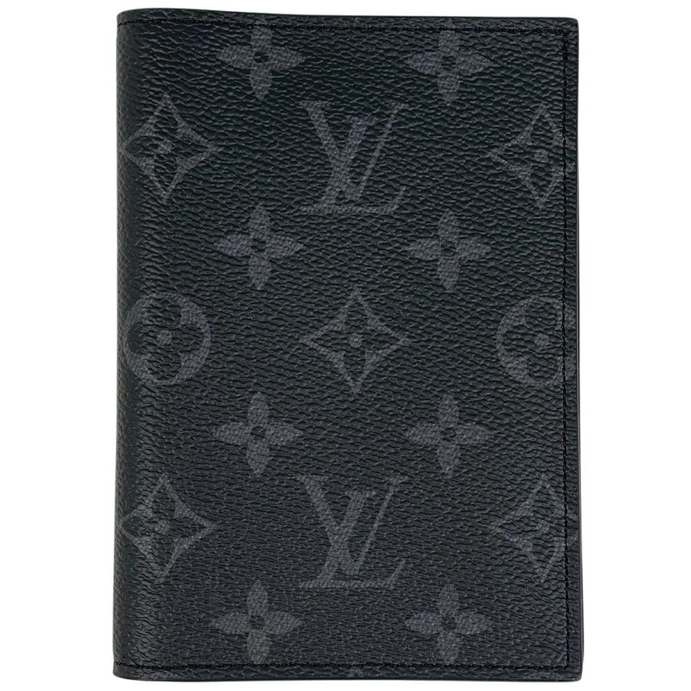 Louis Vuitton Couverture Passport NM Case Monogram Eclipse Black
